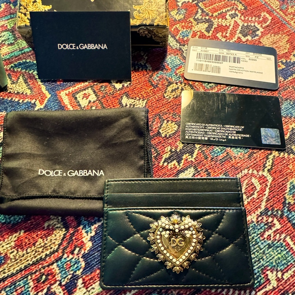 Dolce & Gabbana devotion card holder